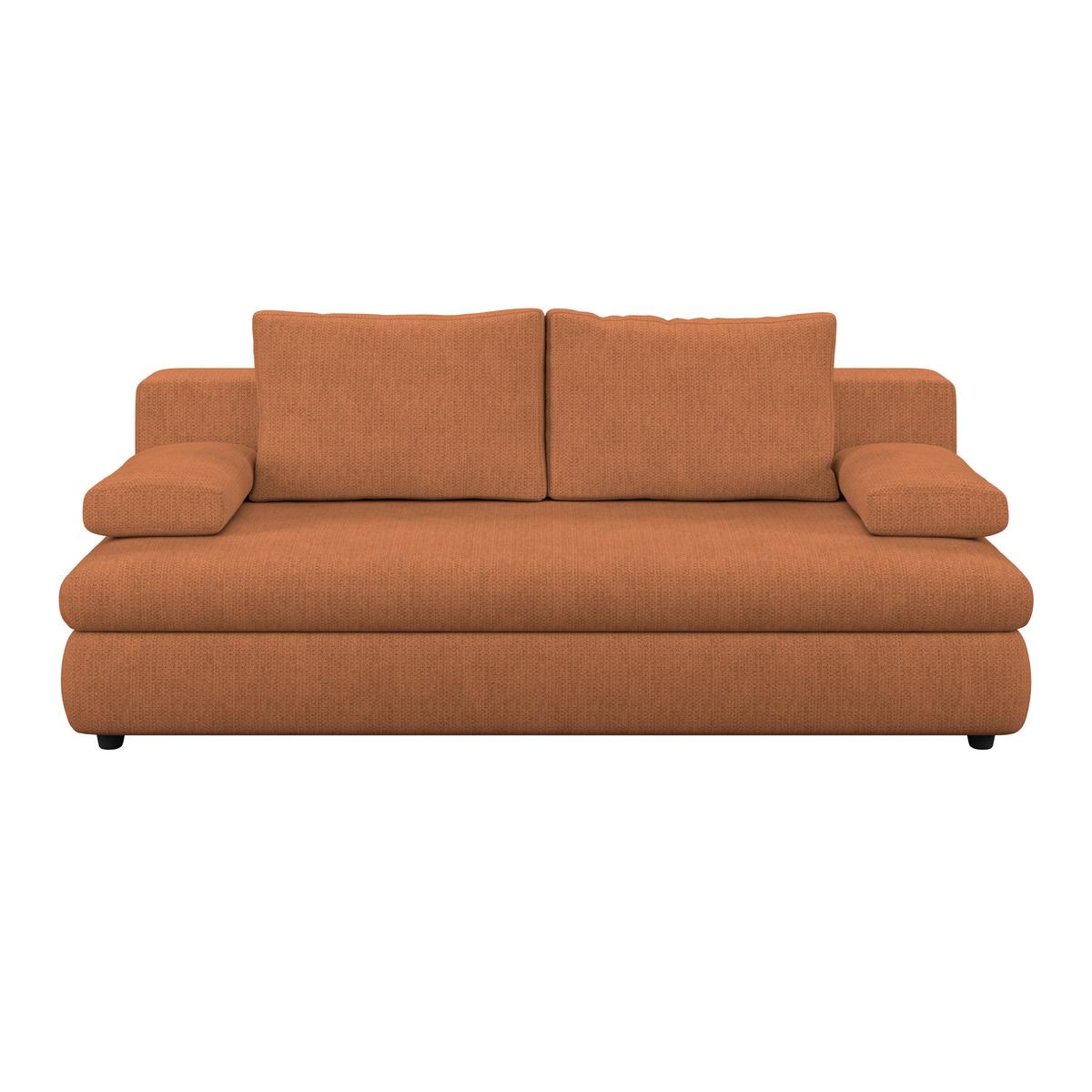 3-Sitzer-Sofa Oslo Mit Schlaffunktion Terra - Terracotta, Trend, Holz/Kunststoff (205/72/100cm)