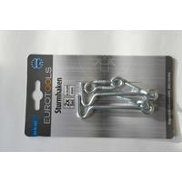 Sturmhaken Eisen Chromfarben 2 Stk. L: 8 cm - Basics, Metall (15,5/8,5/1,5cm)