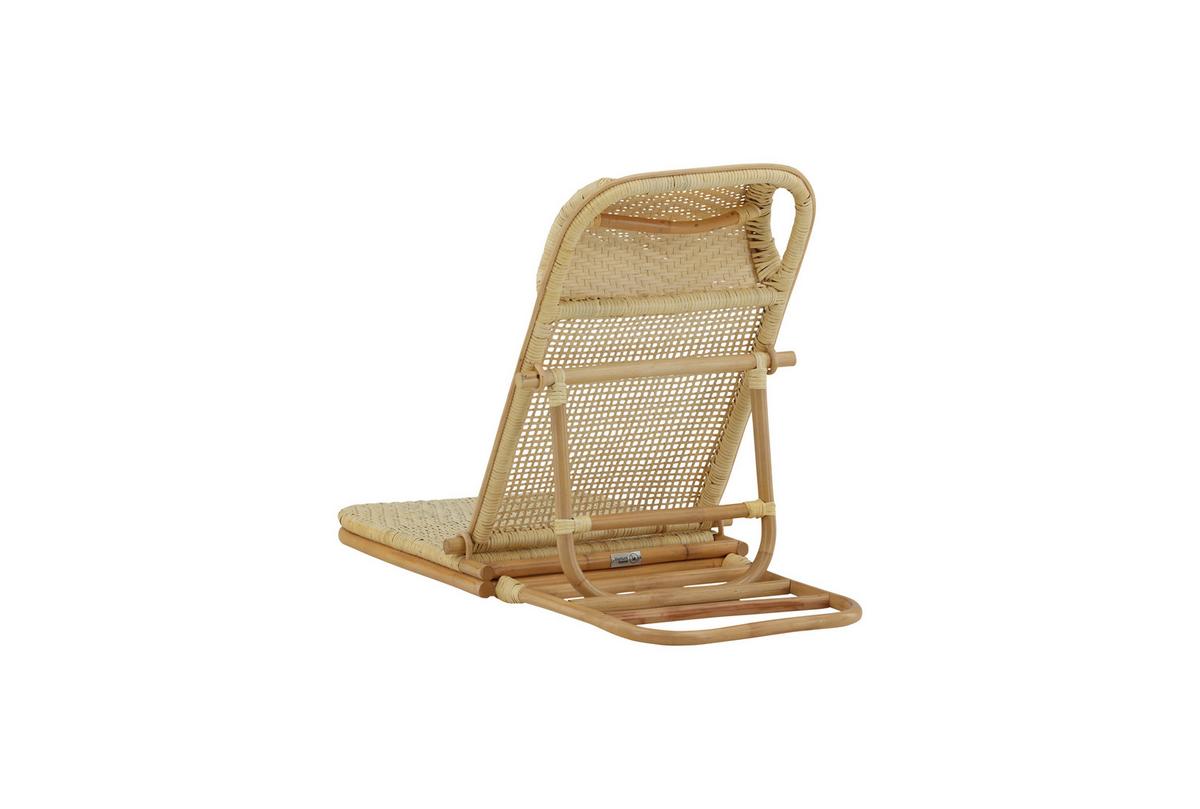 Strandsessel Ellie - Braun, KONVENTIONELL, Holz (45/65/90cm) - Gardenson