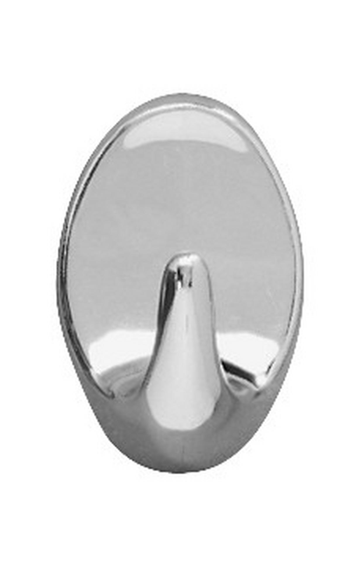 Klebehaken Maxihaken 4406090100 - Chromfarben, KONVENTIONELL, Kunststoff (3/5/2,5cm) - Wenko