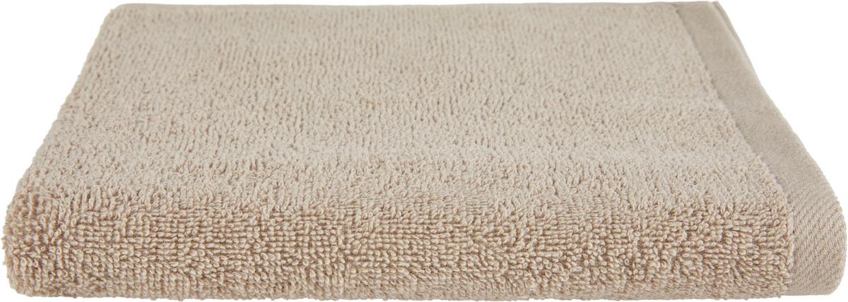 Handtuch Flora Baumwolle 380g/m2 Taupe 50x90 Cm - Taupe, ROMANTIK / LANDHAUS, Textil (50/90cm) - James Wood