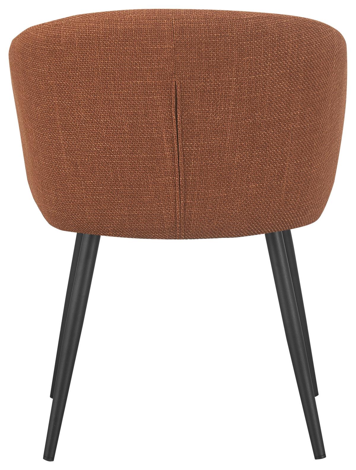 STOLIČKA NALA - oranžová/čierna, Lifestyle, kov/textil (57/76/60cm) - Mömax