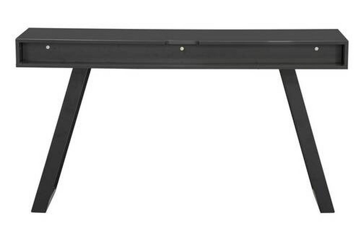 Schreibtisch B 140cm H 60cm Eichefarben/grau Viola - Eichefarben/Grau, MODERN, Holzwerkstoff/Metall (140/60/76cm) - MID.YOU