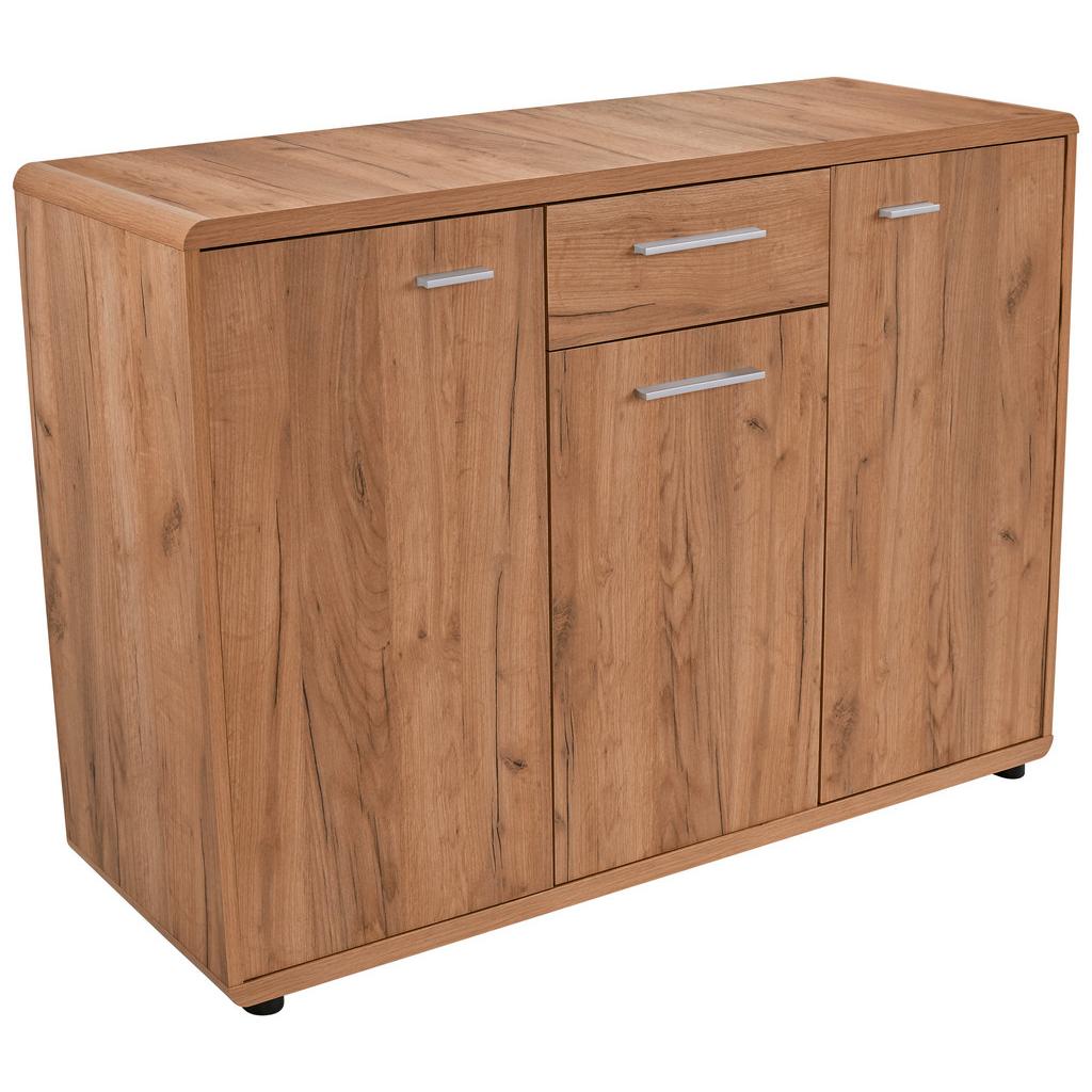 Kommode mit Türdämpfer B 132cm Fontana, Kraft Eiche Dekor