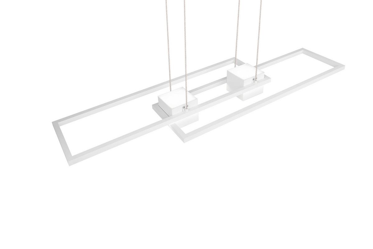 Led-pendelleuchte 347710431 Albany - Weiß, Design, Metall (100/28/150cm) - Trio Leuchten