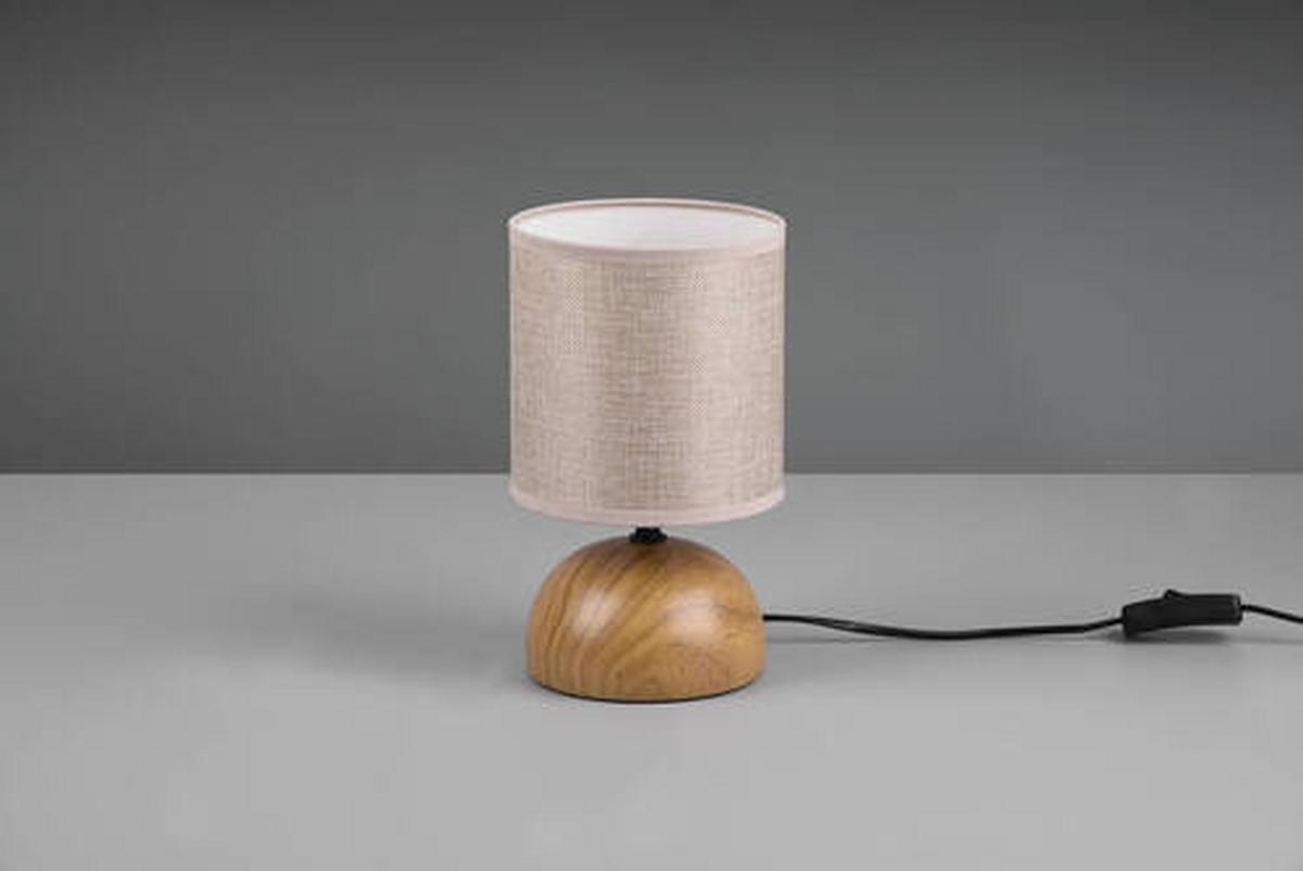 Tischlampe R50351035 Beige R50351035 - Beige/Braun, Basics, Keramik/Textil (14/23cm)