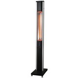 Infrarotstrahler Deluxe - Schwarz, MODERN, Metall (33/204/51cm)