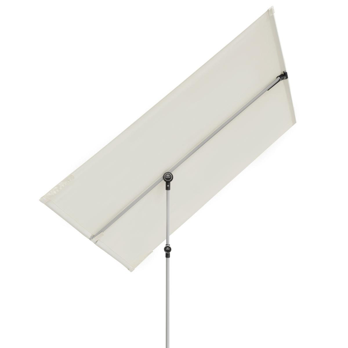 Sonnenschirm Active B/h/t: 180x270x130cm Naturfarben - Alufarben/Naturfarben, MODERN, Textil/Metall (180/270/130cm) - Doppler