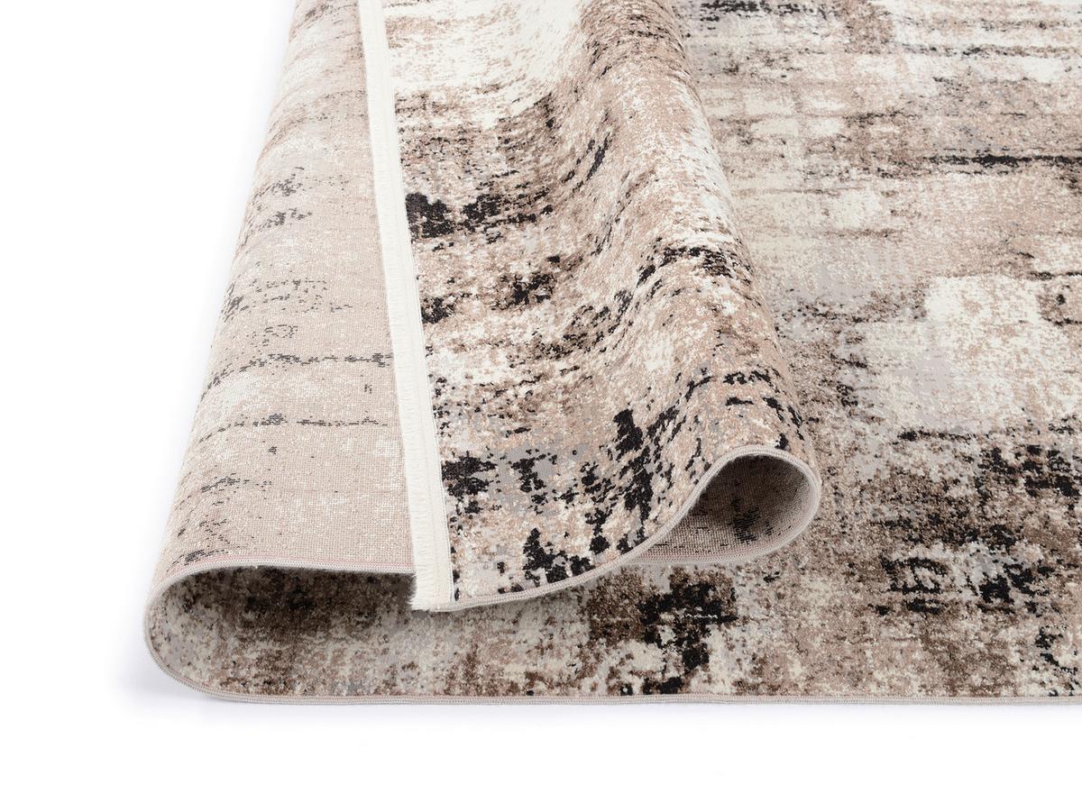Webteppich braun/Beige Antibes 160x230 cm - Beige/Braun, Design, Textil (160/230cm) - Novel