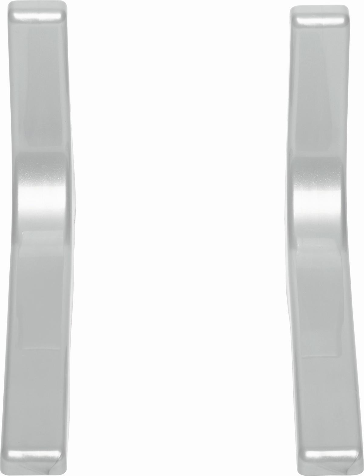 DRŽÁK NA STĚNU LEONARDO - barvy stříbra, kov (24cm)