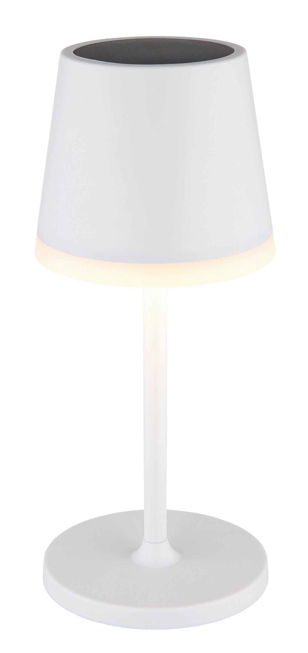 Solarleuchte 36637w - Schwarz/Weiß, Design, Kunststoff/Metall (11/26-41cm) - Globo