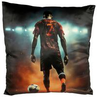 ZIERKISSEN KUSCHELKICK - Schwarz, MODERN, Textil (40/40cm) - Luca Bessoni