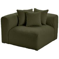 Modul Sofa Bloom Ecke B: 115 cm Olivgrün - Olivgrün, Trend, Textil (115/70/115cm) - Livetastic