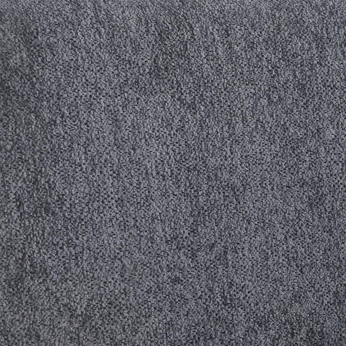 Eckbank Grau Leinenoptik Polyester Aleks 195x157 cm - Schwarz/Grau, LIFESTYLE, Textil/Metall (195/157cm) - MID.YOU