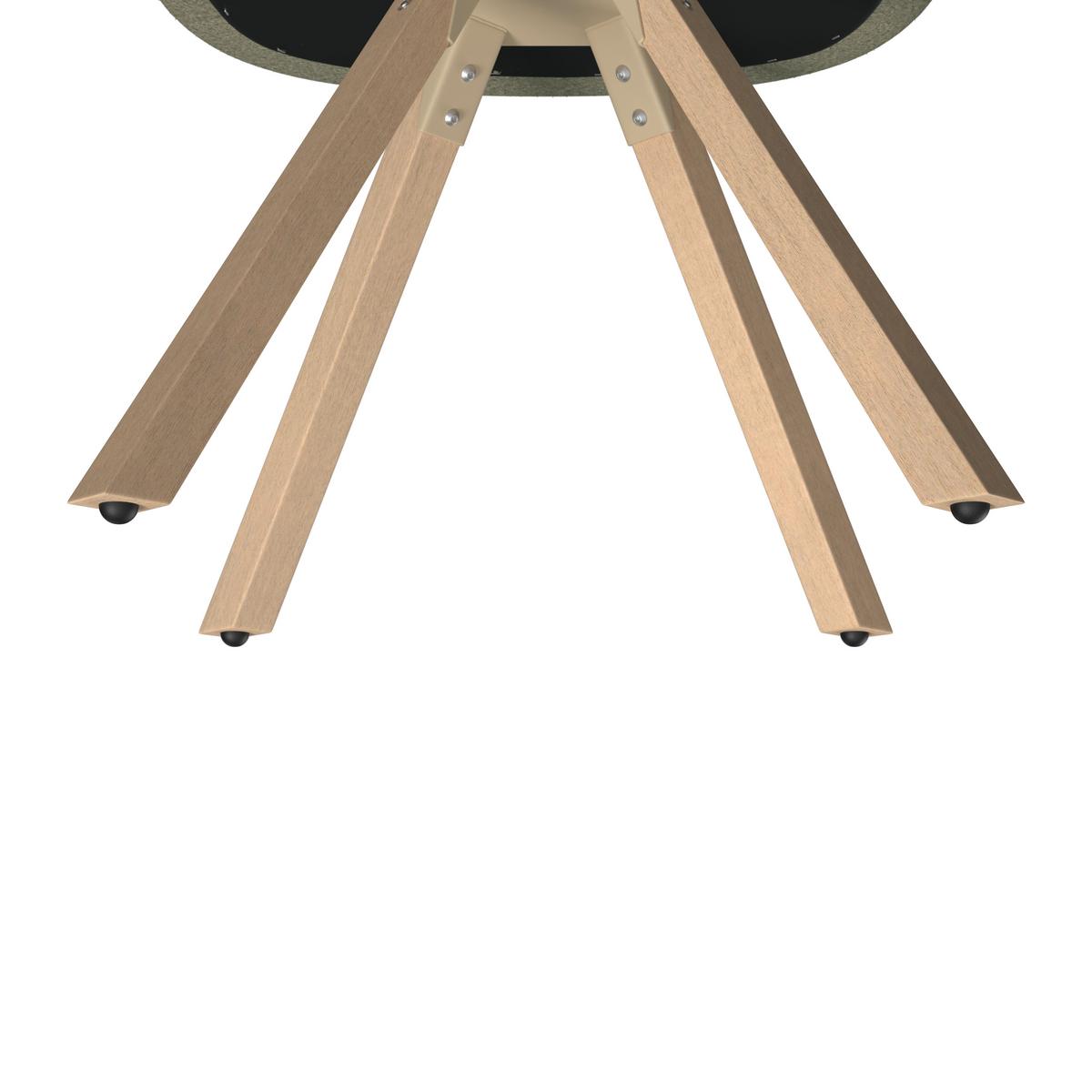 ŽIDLE S PODRUČKAMI NAYA ZELENÁ - zelená/barvy buku, Moderní, dřevo/textil (62/65/81cm) - Bessagi Home