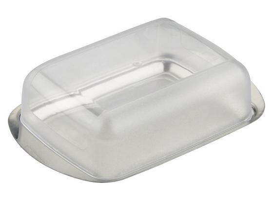 Dóza Na Máslo Buddy - barvy stříbra/průhledné, umělá hmota (16,5/10,5cm) - Mömax modern living Dóza Na Máslo Buddy - barvy stříbra/průhledné, umělá hmota (16,5/10,5cm) - Mömax modern living