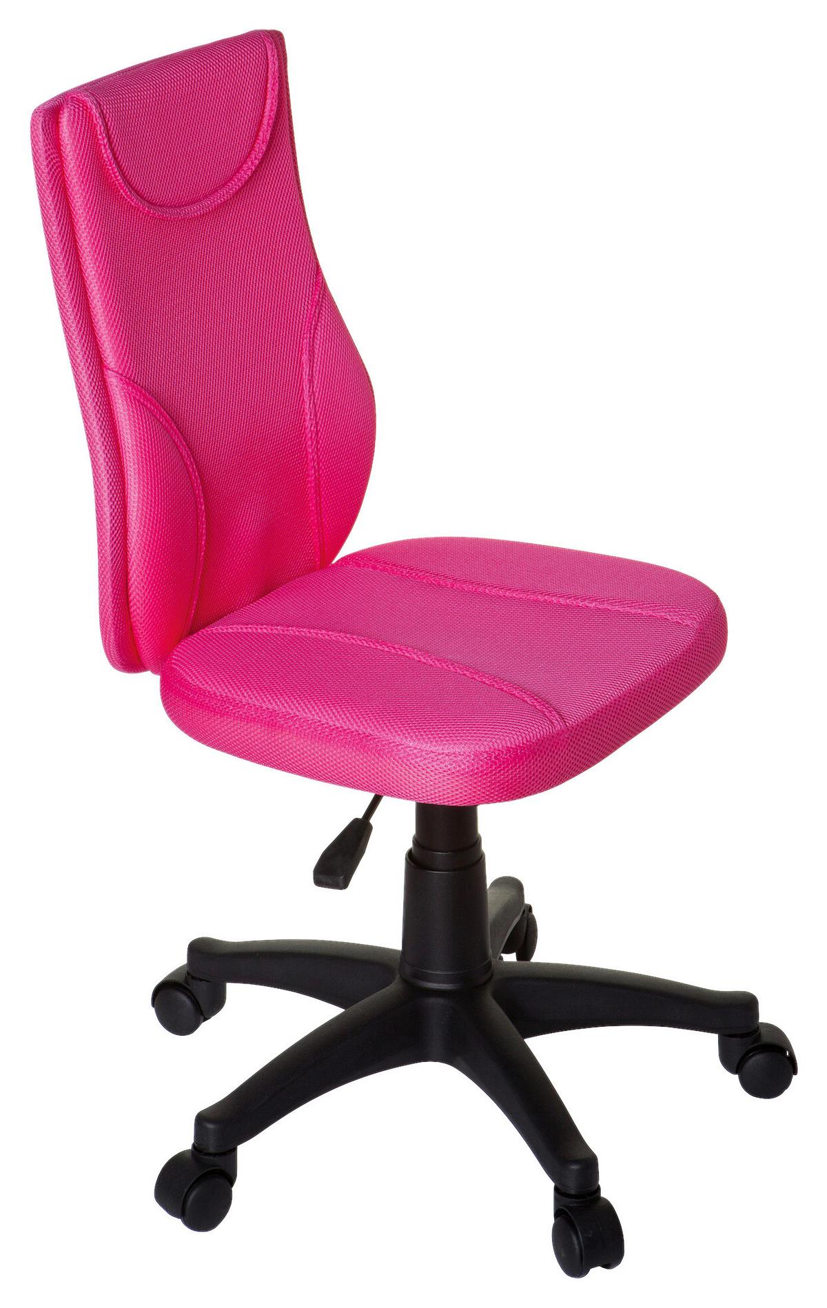 Jugenddrehstuhl Kiddy Base Pink - Pink, Basics, Kunststoff (46/84-94/40cm) - MID.YOU