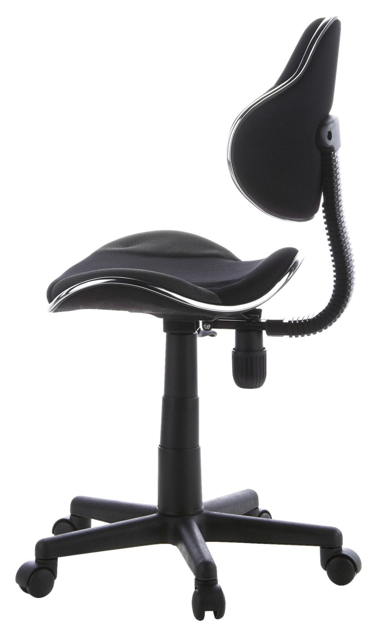Jugenddrehstuhl Kiddy Gti 2 Grau/Schwarz - Schwarz/Grau, Basics, Kunststoff (45/86-101/42cm) - MID.YOU