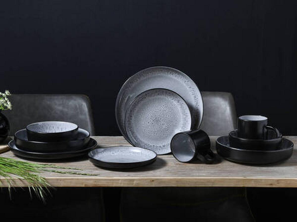 Kombiservice 21518 Nordic Fjord Frost - Hellgrau, Trend, Keramik - Creatable
