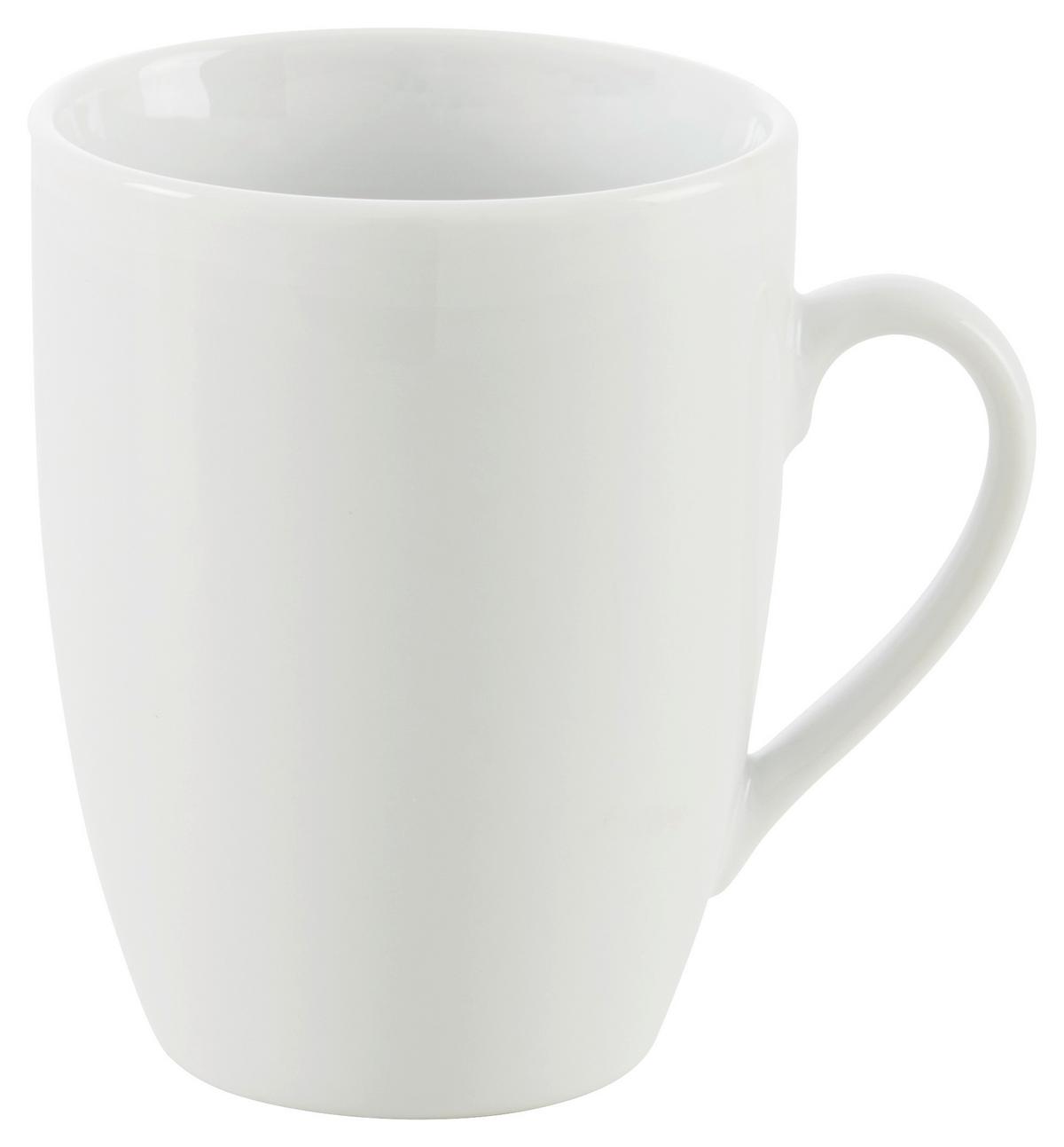 Hrnček na kávu KATARINA - biela, Konventionell, keramika (7,9/10,1cm) - Based