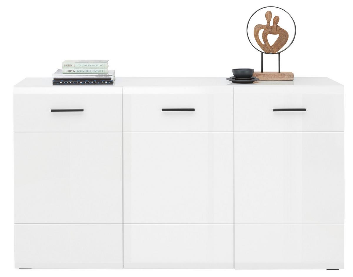 Sideboard Avanti Anthrazit, Weiß B:150cm - Anthrazit/Weiß, MODERN, Holzwerkstoff (150/87/42cm) - Hom`in