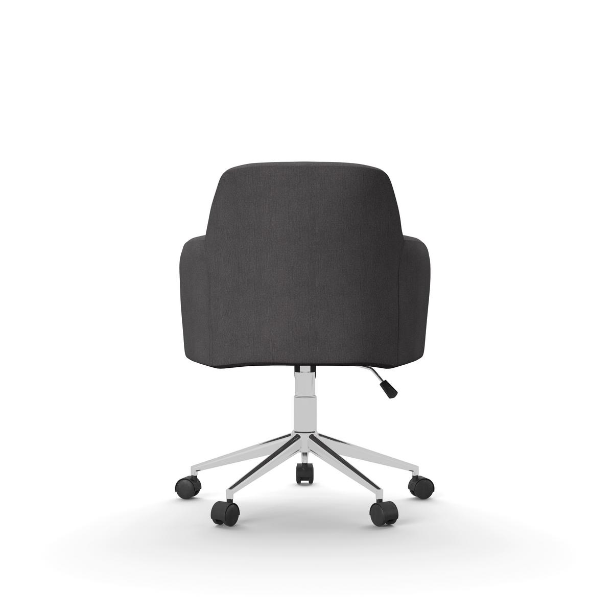Drehstuhl Washington Grau B: 66 cm - Silberfarben/Grau, Design, Holzwerkstoff/Textil (66/99/57cm) - MID.YOU