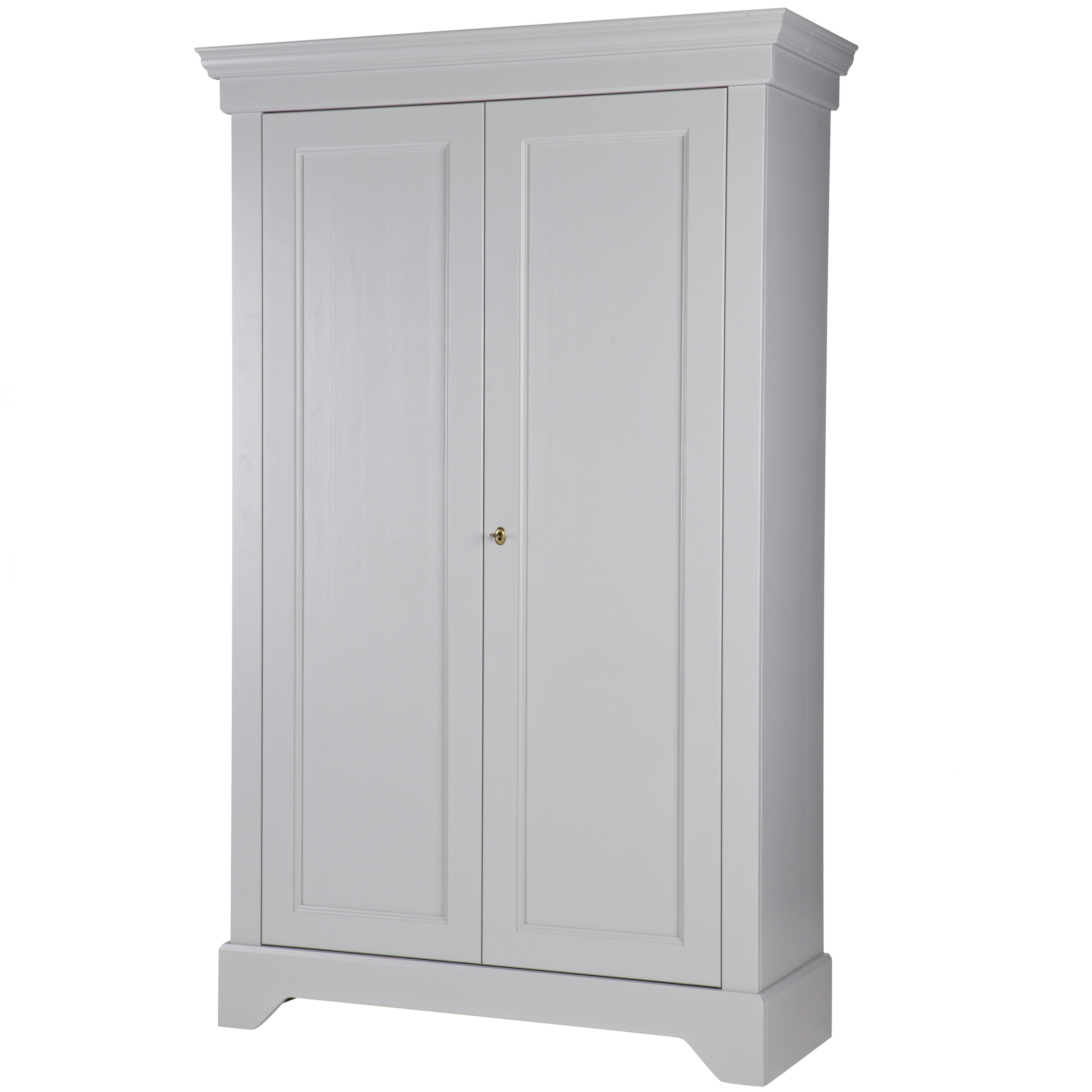 Kommode Isabel Grau B: 118 cm - Grau, Design, Holz (118/191/47cm) - Livetastic