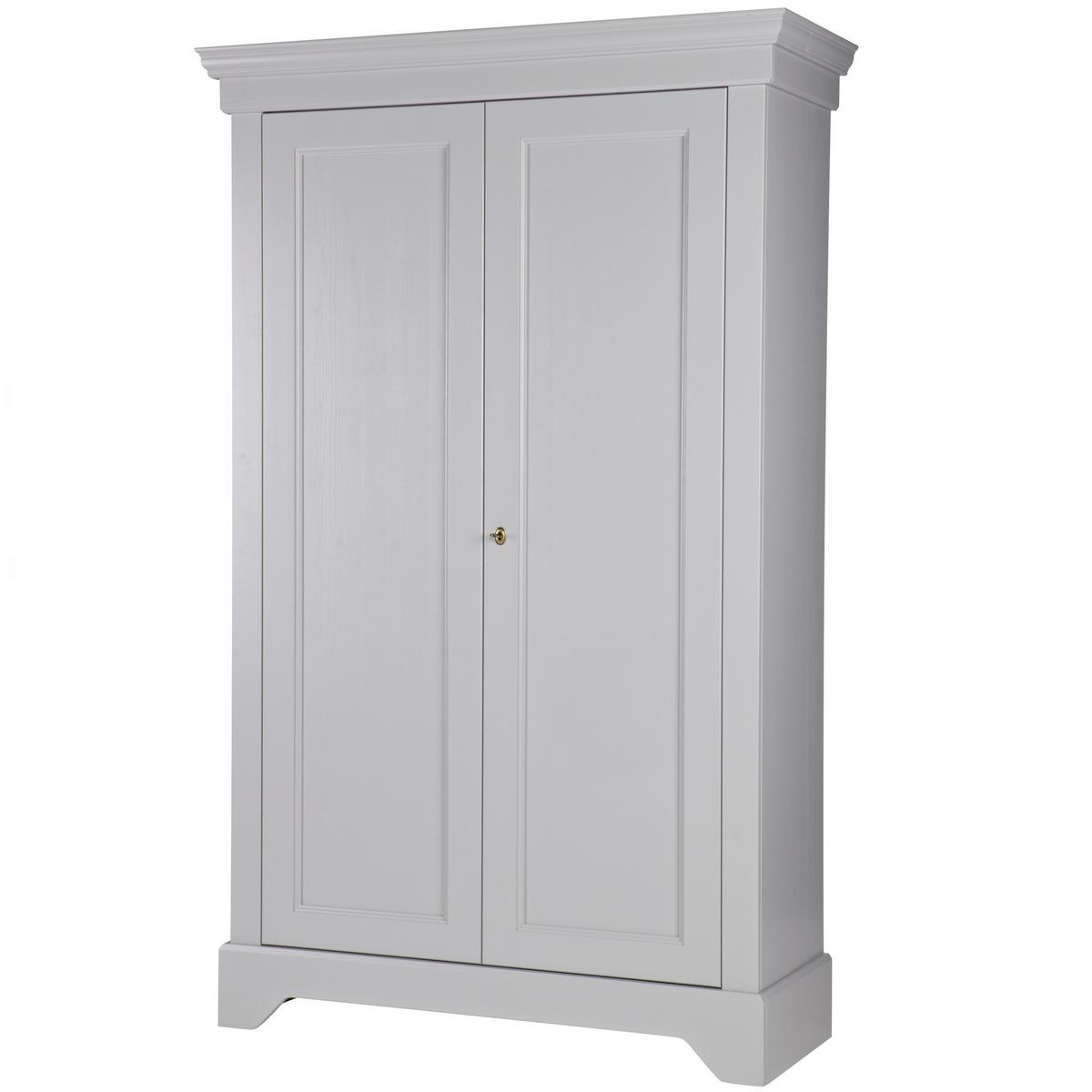 Kommode Isabel Grau B: 118 cm - Grau, Design, Holz (118/191/47cm) - Livetastic