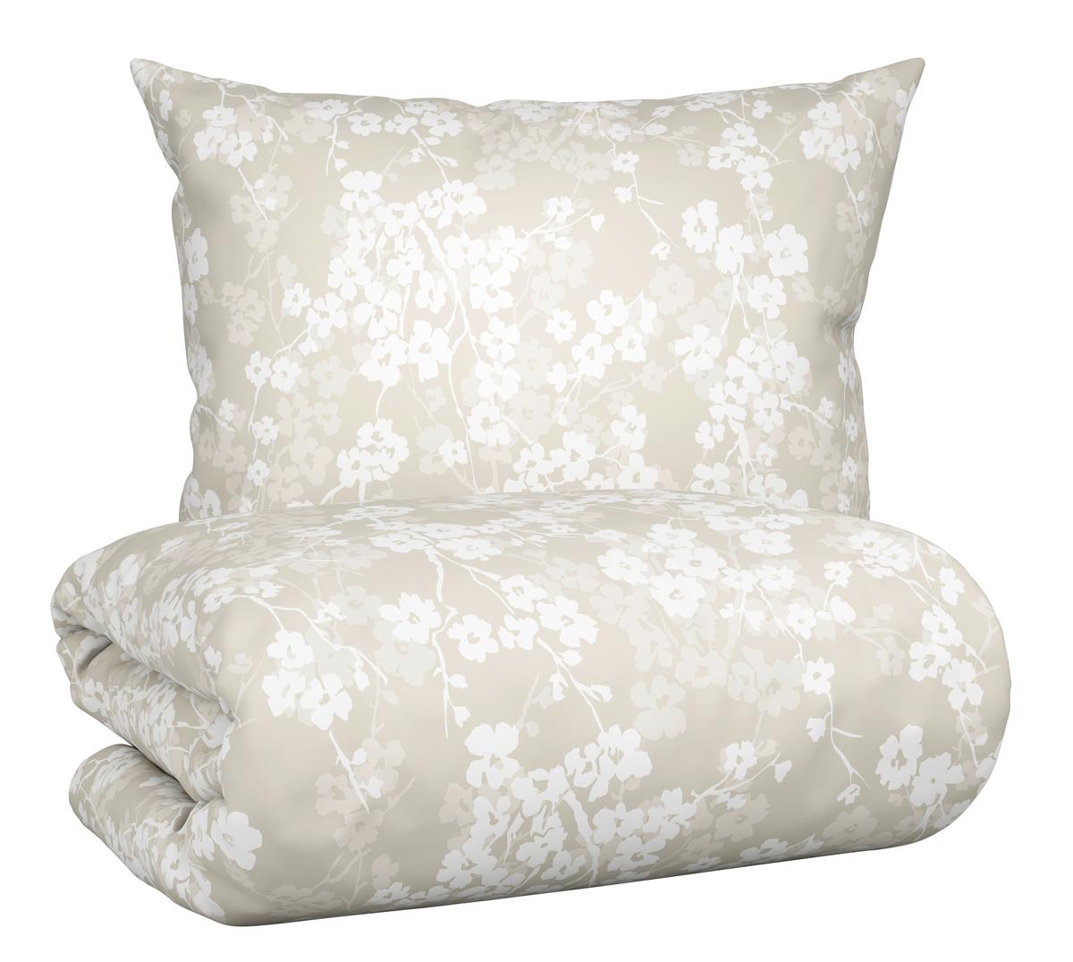 Posteľná bielizeň Catrin, 70/90 140/200cm - béžová, Lifestyle, textil (140/200cm) - Modern Living