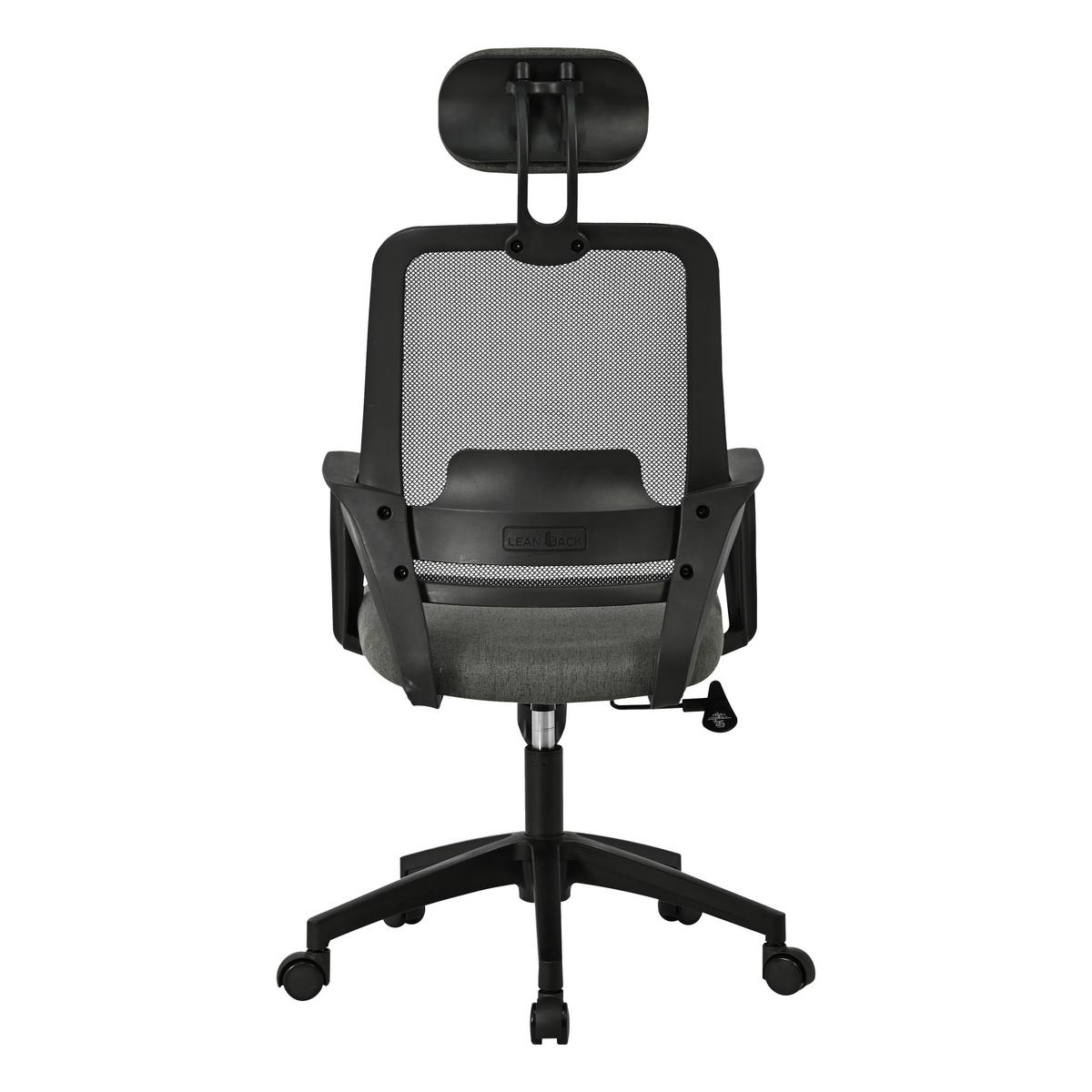 Drehstuhl Billy 2 Grau/schwarz B: 67 Cm - Schwarz/Grau, MODERN, Kunststoff/Textil (67/121/66cm)