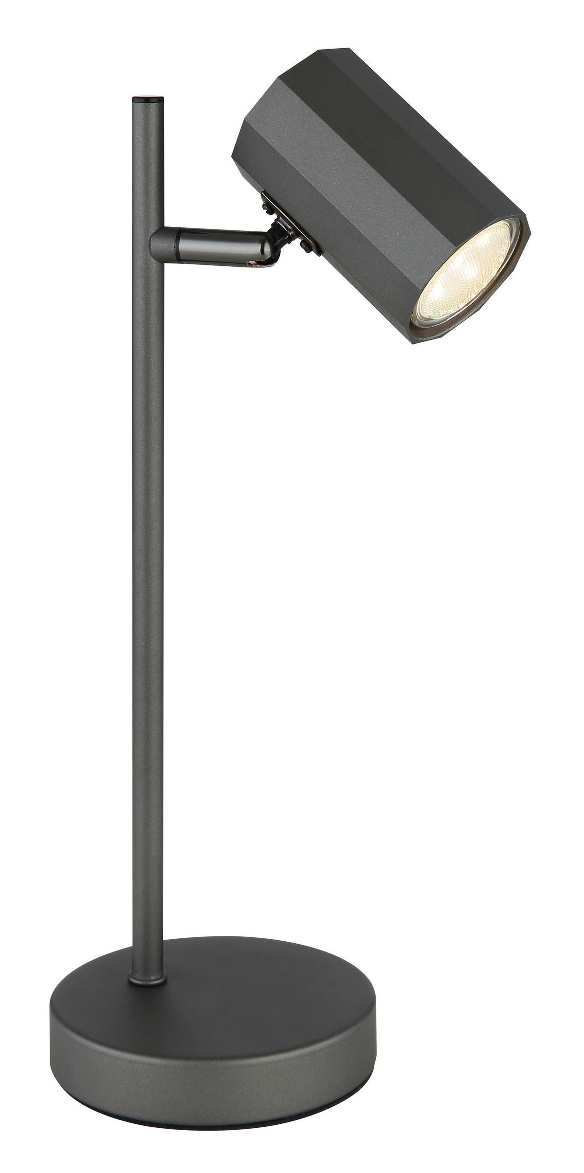 Tischleuchte 57918t - Grau, Design, Metall (16,5/12/35cm) - Globo