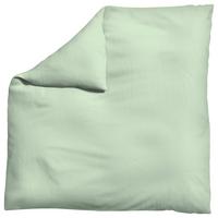 Bettdeckenbezug Knitted Jersey 200x200cm Hellgrün - Hellgrün, Basics, Textil (200/200cm) - Schlafgut