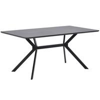 Esstisch Bruno Schwarz L: 200 Cm - Schwarz, Design, Holz/Metall (200/90/75cm) - Livetastic