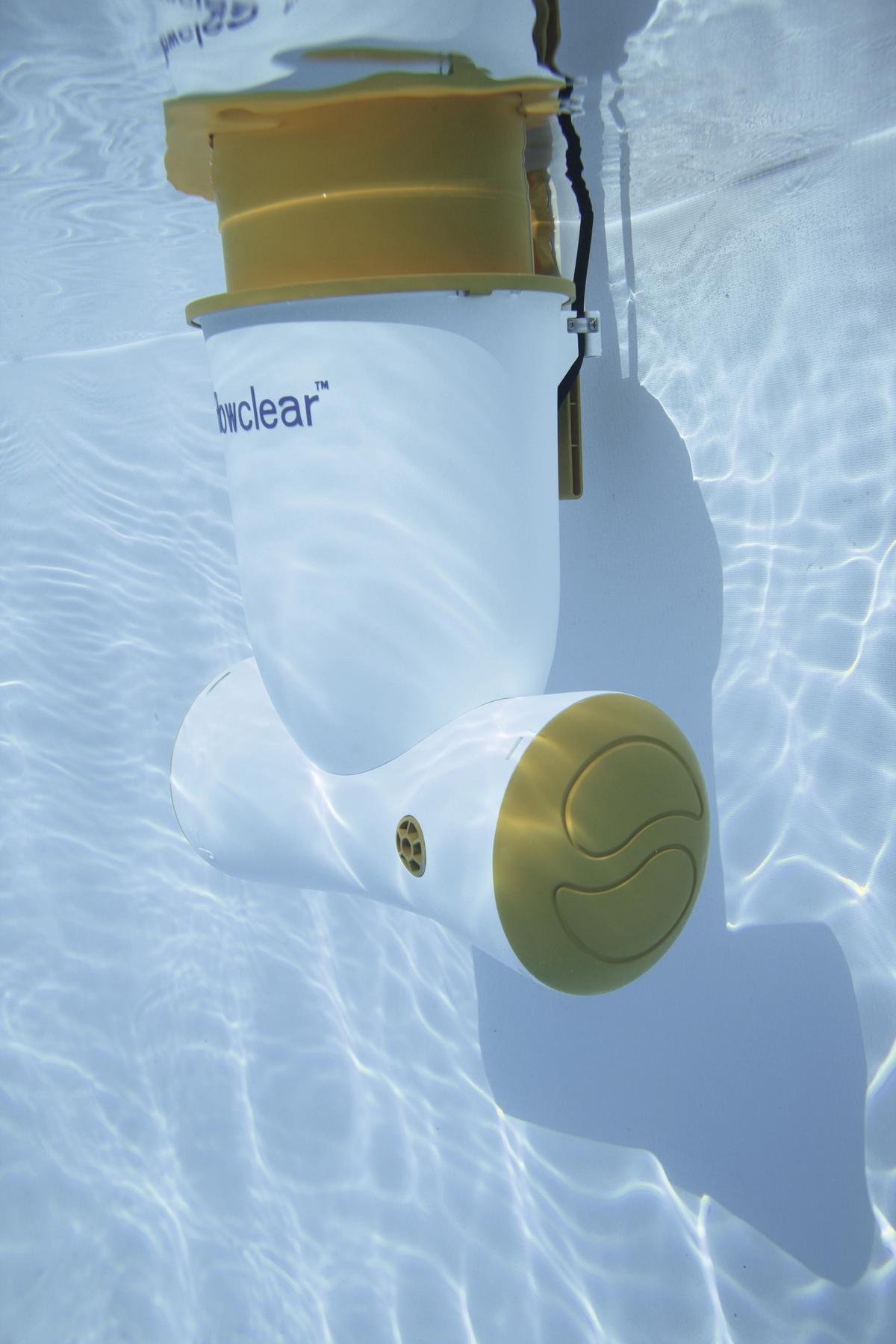 Skimmer 680gal Korb Herausnehmbar 2 574l/H 58462 - Orange/Weiß, MODERN, Kunststoff (2574l) - Bestway