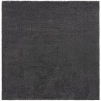 Shaggy Feather Soft Dunkelgrau200x200 - Dunkelgrau/Grau, Basics, Textil (200/200cm)