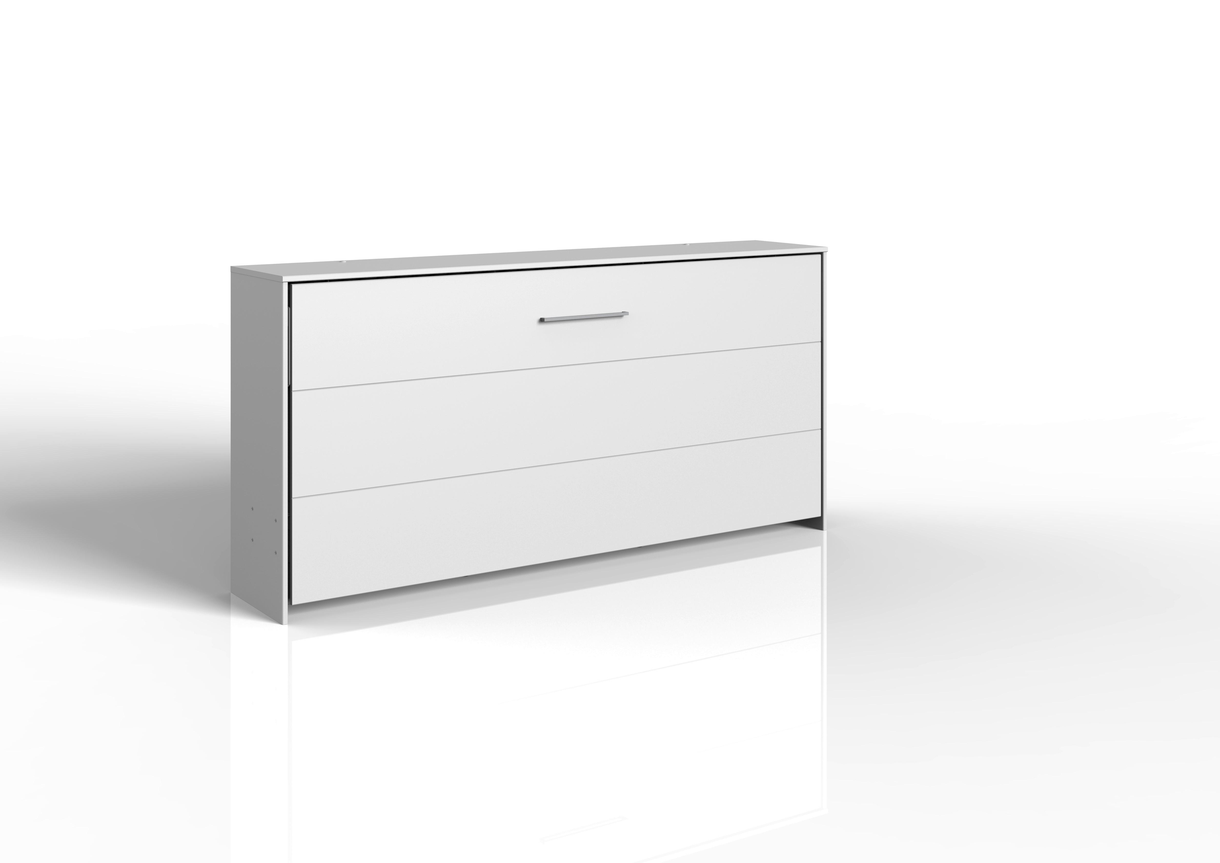 Vyklápěcí Postel Juist Horizontální 90x200cm - bílá, Moderní, kompozitní dřevo (90/200cm)
