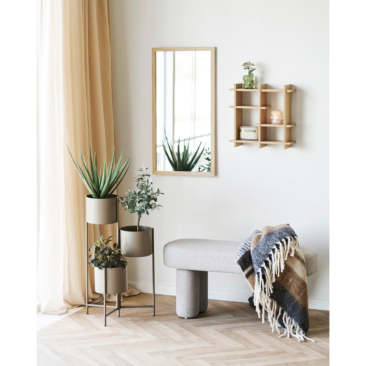 POLSTERBANK Weston Greige B: 95cm - Greige, Design, Textil (95/45/36cm) - MID.YOU