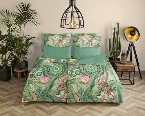 Wendebettwäsche Abhita Multicolor 155x220 cm - Multicolor, Design, Textil (155/220cm)