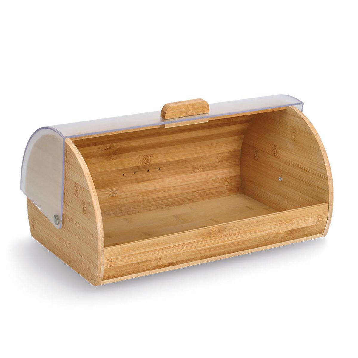 Brotkasten Transparent B: 39 Cm - Transparent, Basics, Holz/Kunststoff (39/27/19cm) - Zeller Present