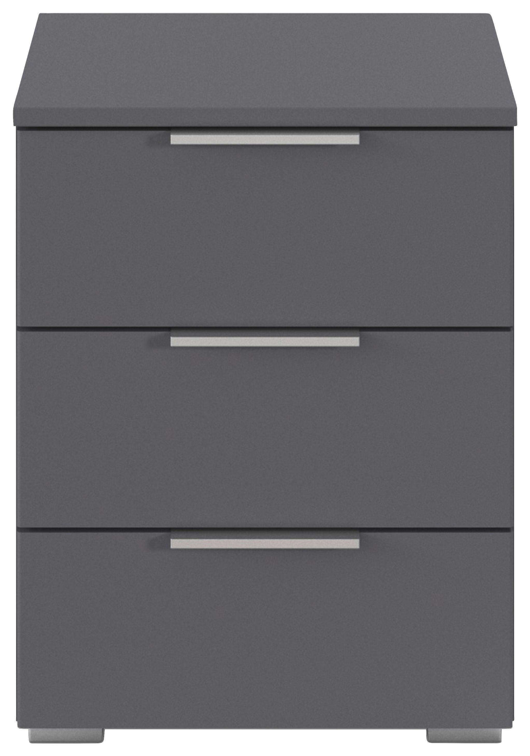 Nachtkästchen Mars 3l Grau B: 52 cm