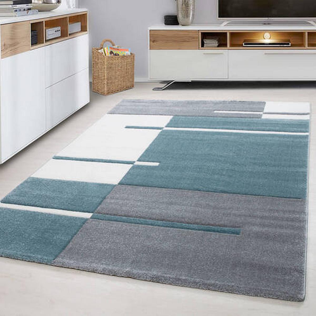 Flachwebteppich Hawaii - Blau, Basics, Textil (240/340cm) - Novel