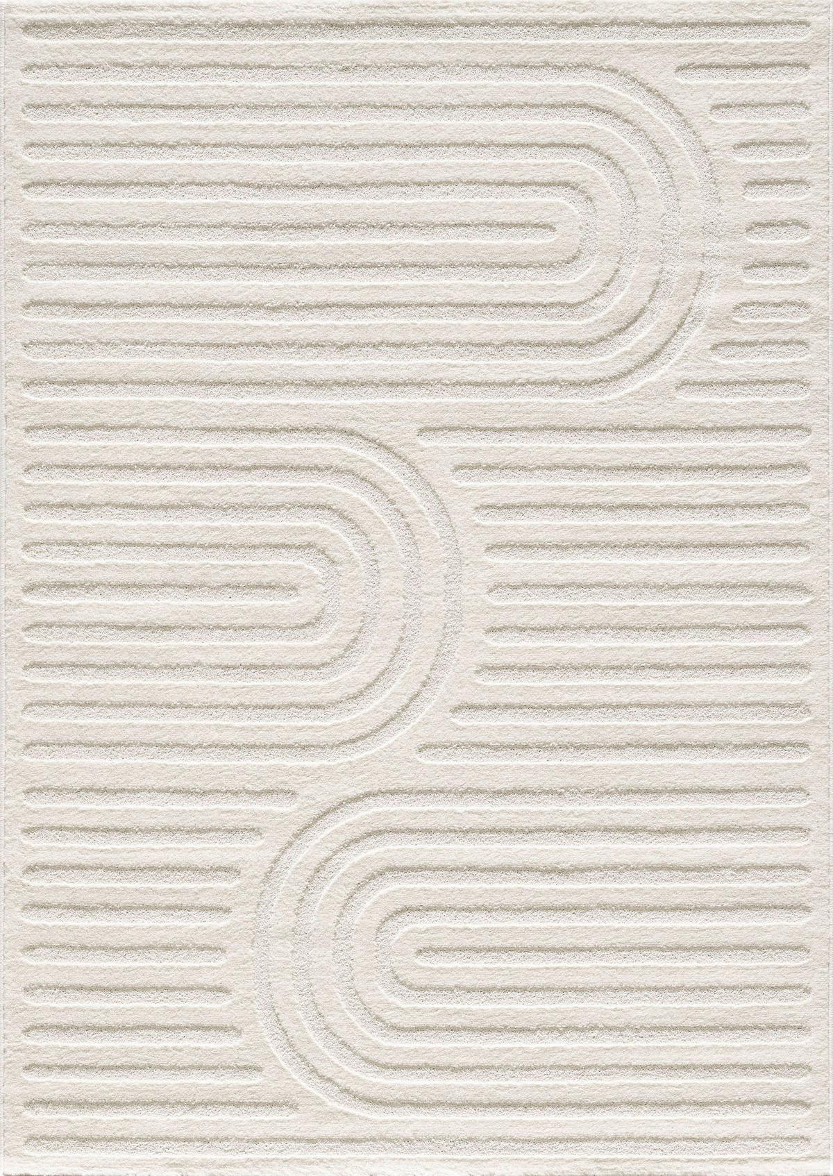 Webteppich, 80x150 cm Kenta - Creme, ROMANTIK / LANDHAUS, Textil (80/150cm) - James Wood