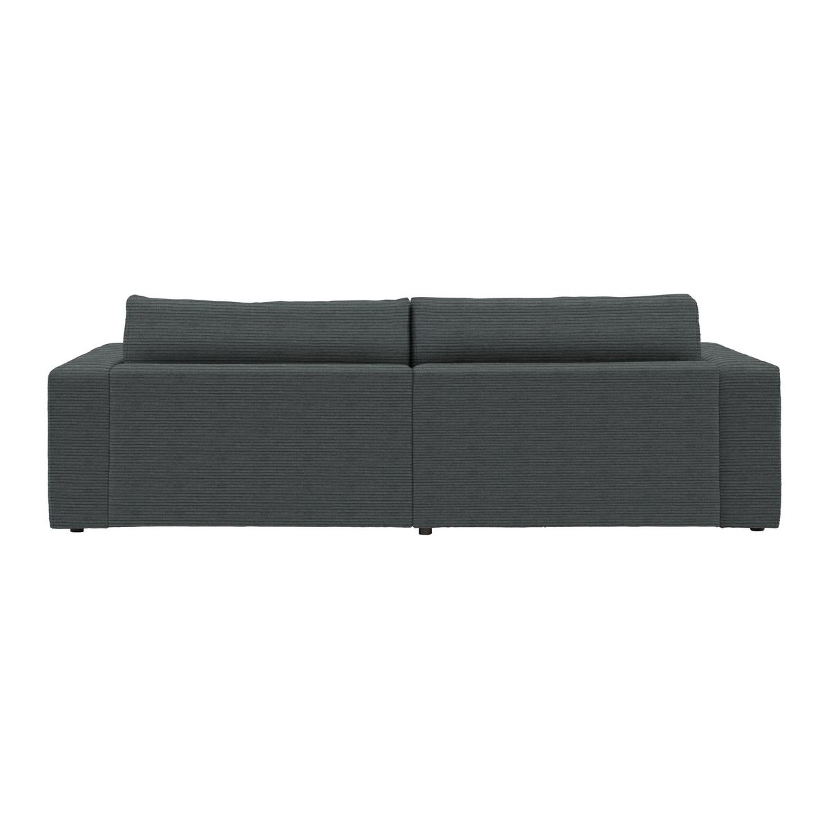 Rohová sedačka FABIONA, ľavá, grafitový menč. / grafitová - čierna/grafitová, Modern, drevo/plast (194/268cm) - Premium Living