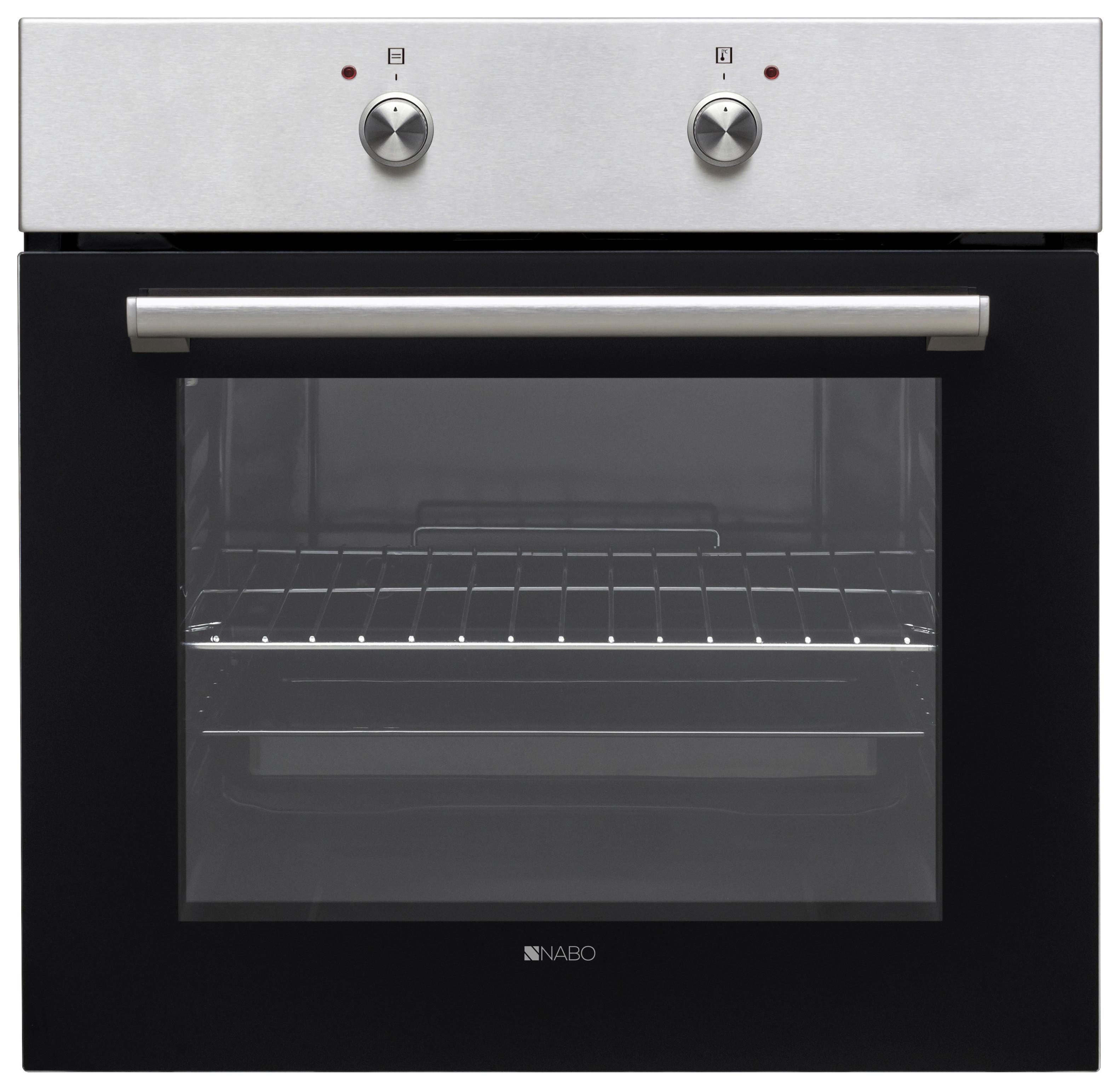 Einbau-Backofen Ebo 6400 B: 59,5 cm Edelstahl - Edelstahlfarben, Basics (59,5/59,5/57cm) - Nabo
