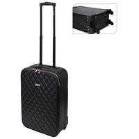 Reisekoffer 4 Rollen Kunststoff - Goldfarben/Schwarz, Basics, Kunststoff (34,5/19,5/52cm)