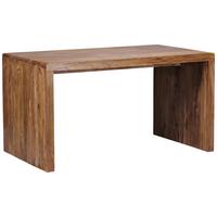 Schreibtisch Sheesham Sheeshamfarben B: 80 cm - Sheeshamfarben, Design, Holz (140/80/76cm) - MID.YOU