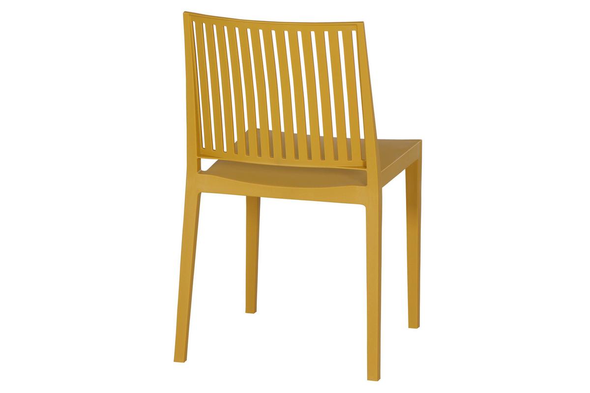 Stapelstuhl T20102 - Gelb, Basics, Kunststoff (57/80/56cm) - Siena Garden