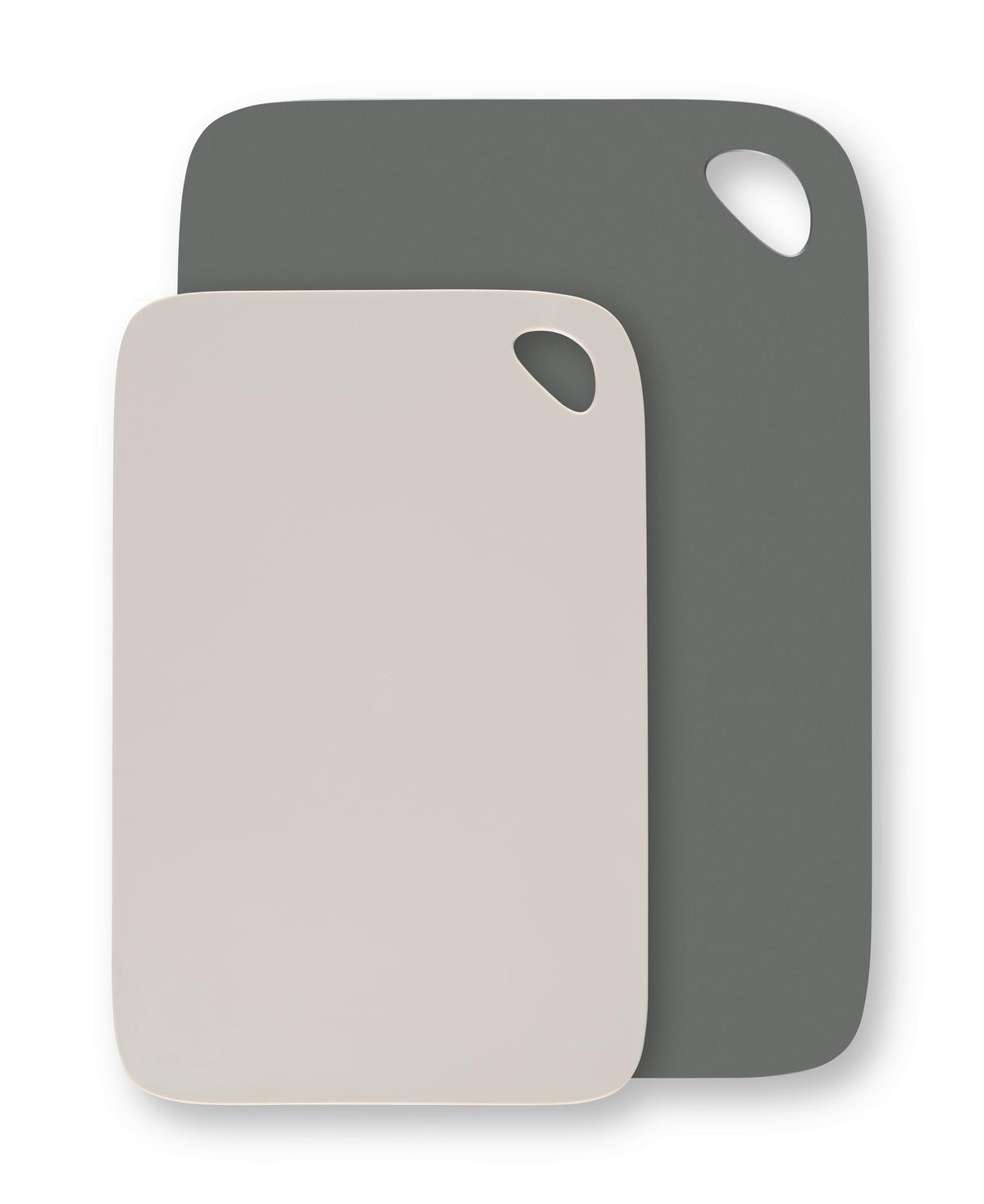 Schneidebrett-Set Aria - Dunkelgrün/Salbeigrün, Basics, Kunststoff - Luca Bessoni