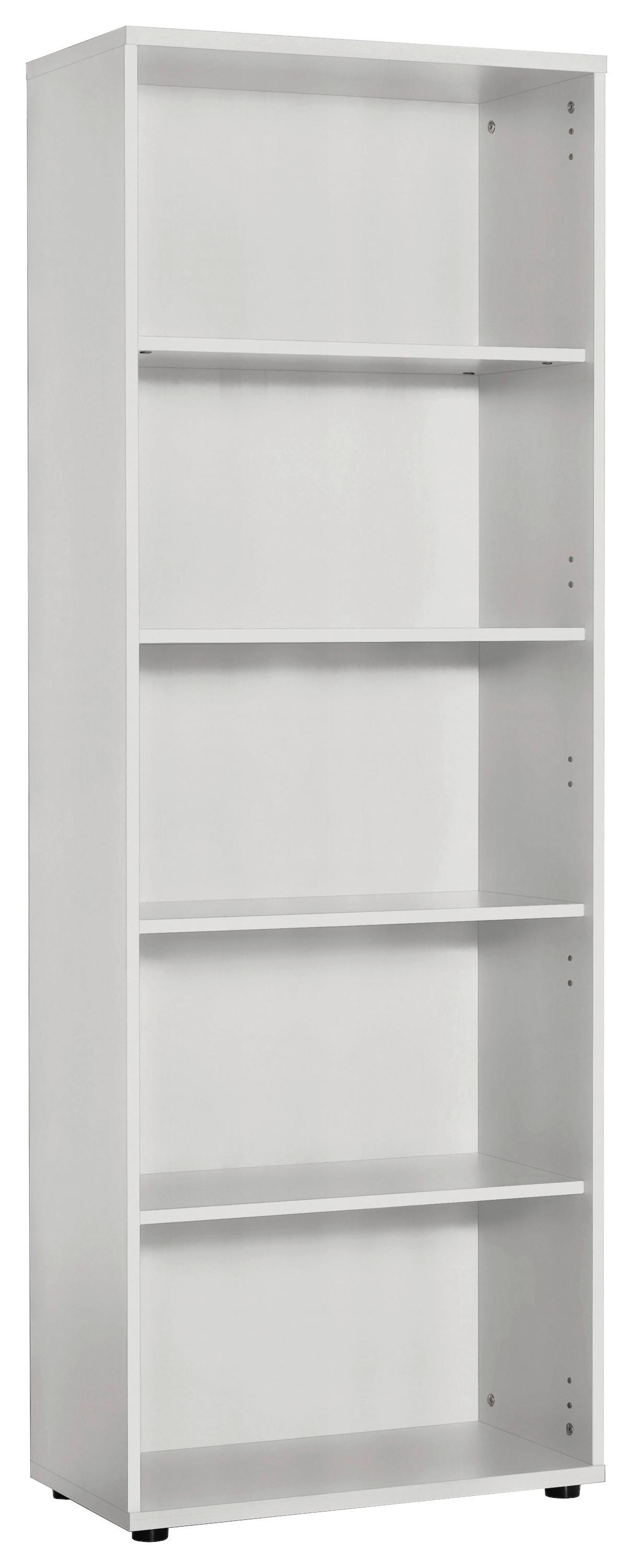 Aktenregal Serie 200 Lichtgrau B 65 cm - Hellgrau/Schwarz, Basics, Holzwerkstoff (65,1/182,4/34,5cm) - MID.YOU
