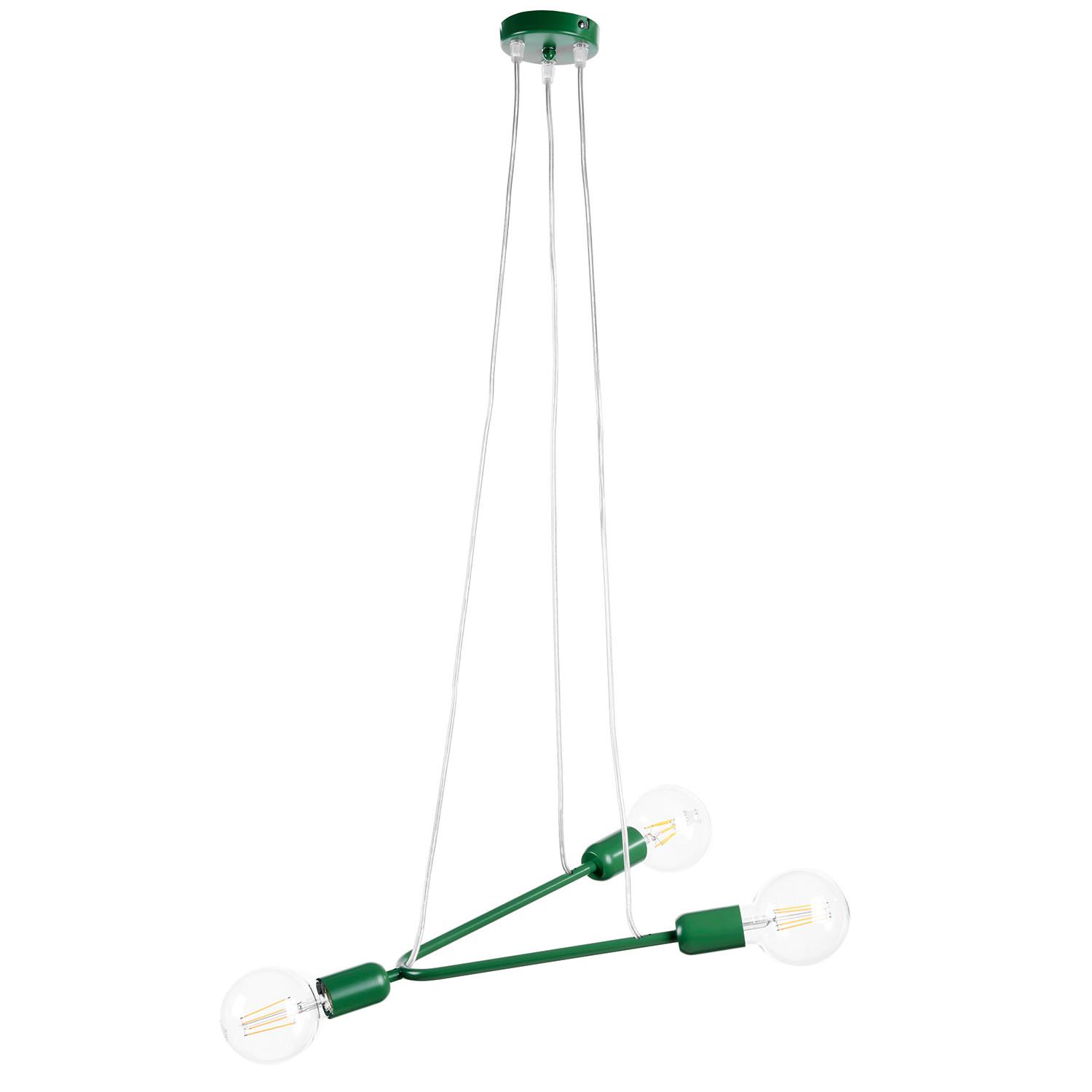 Pendelleuchte 5033/Sv - Grün, Design, Metall (65/10/75cm)